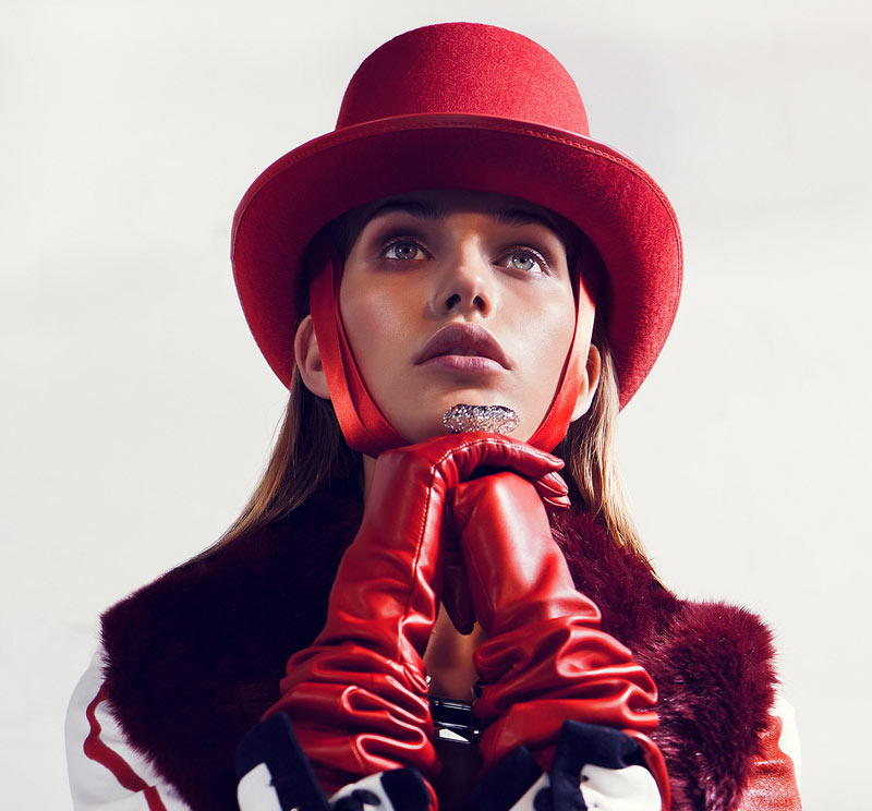 Karolina Waz by Michal Kar and Maciej Piorko in "Glam Rock Chic" for Fashion Gone Rogue