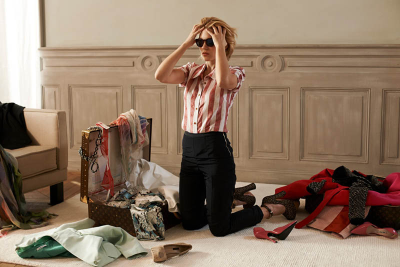Léa Seydoux Unpacks for Elle Korea by Eric Guillemain