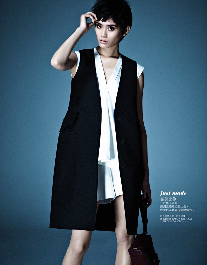 Ming Xi Stars in Elle Taiwan's March 2013 Cover Story by Jason Kim