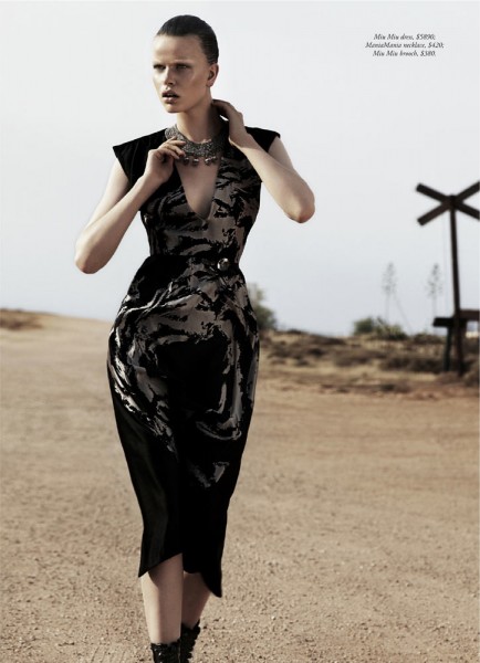 Marleen Gaasbeek is a Desert Queen for Simon Upton in Harper's Bazaar Australia April 2013 Marleen Gaasbeek is a Desert Queen for Simon Upton in Harper's Bazaar Australia April 2013