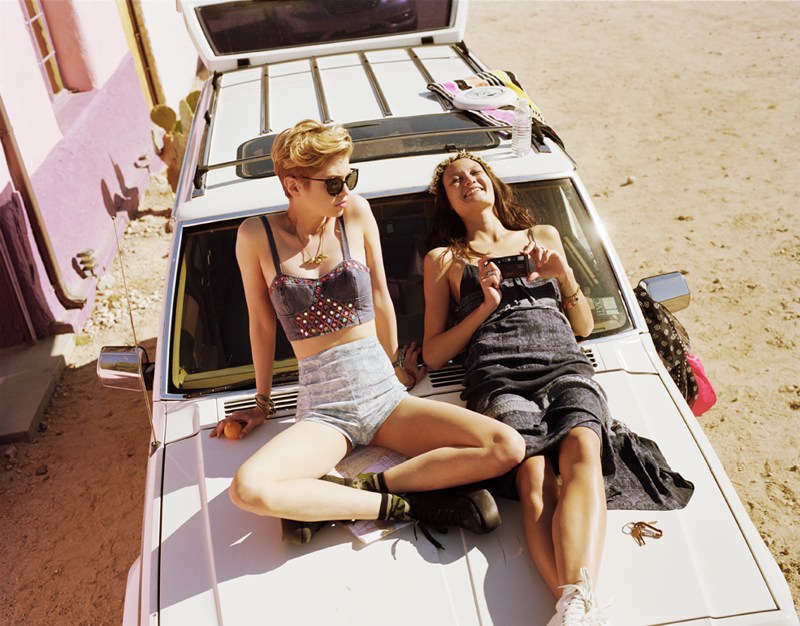 Rachel Rutt and Stella Maxwell Go on the Road for Urban Outfitters' Festival Lookbook