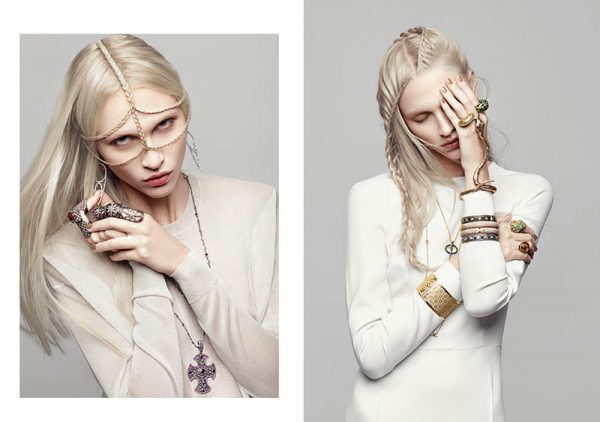 Yulia Lobova Shines in Serpentine Jewelry for Harper's Bazaar Ukraine March 2013 by Federica Putelli Yulia Lobova Shines in Serpentine Jewelry for Harper's Bazaar Ukraine March 2013 by Federica Putelli