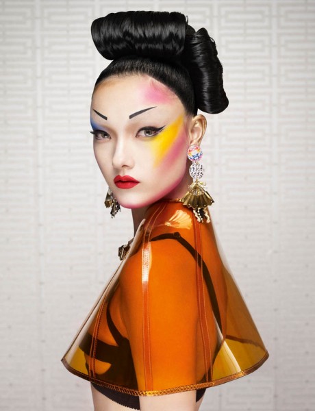 Yumi Lambert is a 'Pop Geisha' for Jalouse March 2013 by Erwin Olaf