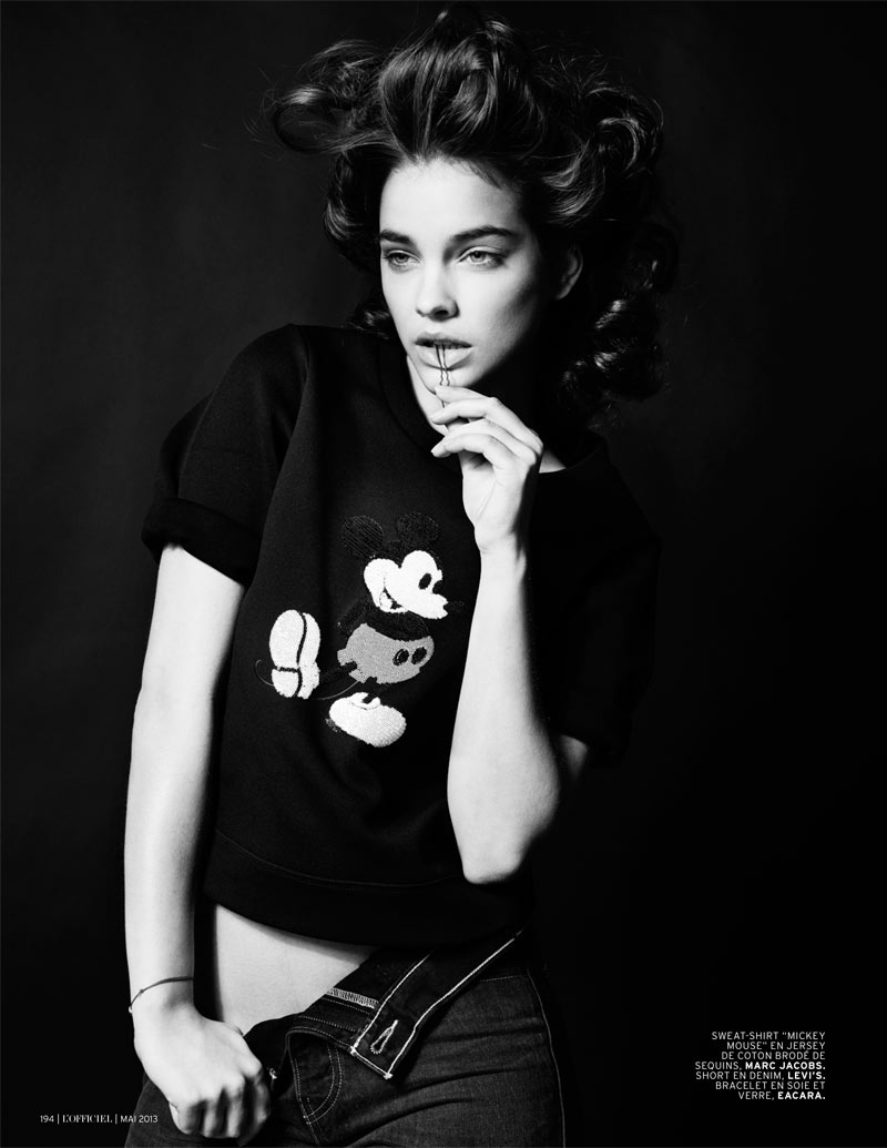Barbara Palvin Shines in L'Officiel Paris May 2013 by Cuneyt Akeroglu