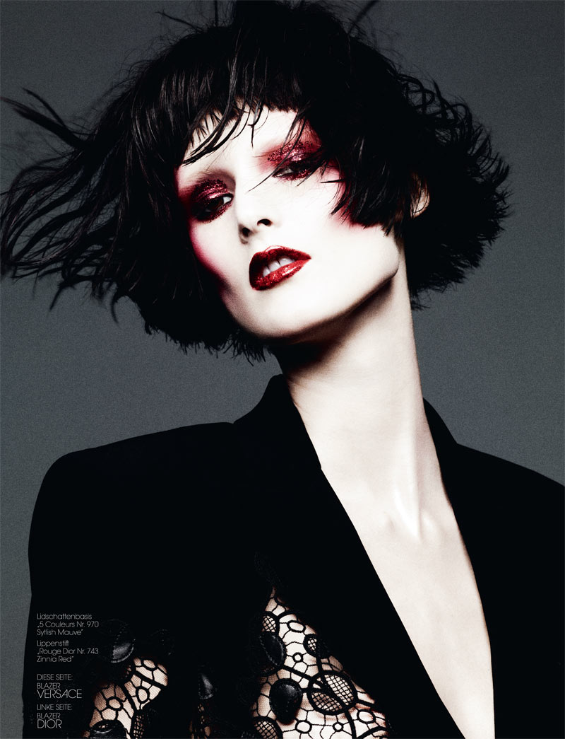 Marie Piovesan Poses for Ben Hassett in Interview Germany's May Issue