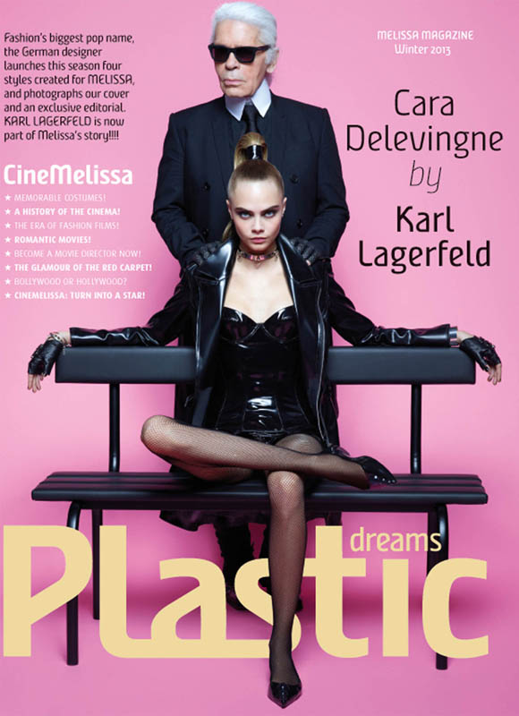 Karl Lagerfeld & Cara Delevingne for Melissa Magazine