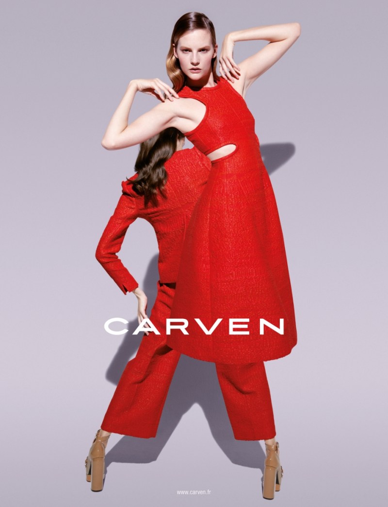 Sara Blomqvist Shows Two Sides for Carven's Spring 2013 Campaign by Viviane Sassen