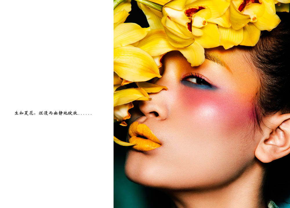 Li Ke by Wang Yang in "The Flowers" for Fashion Gone Rogue