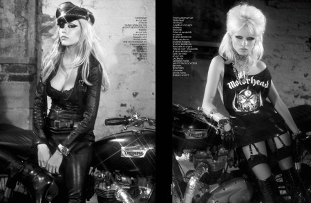 Ashley Smith and Anja Kostantinova Are Biker Chic for French Revue De Modes #22 by Thierry Le Goues Ashley Smith and Anja Kostantinova Are Biker Chic for French Revue De Modes #22 by Thierry Le Goues