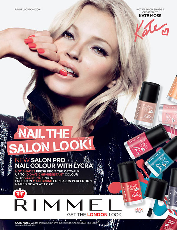 Kate Moss Shines in Rimmel London's Spring/Summer 2013 Campaign