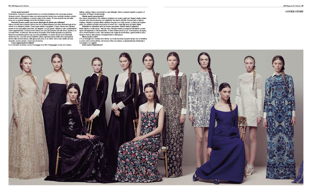 MF Fashion Celebrates Valentino with April 2013 Cover Story