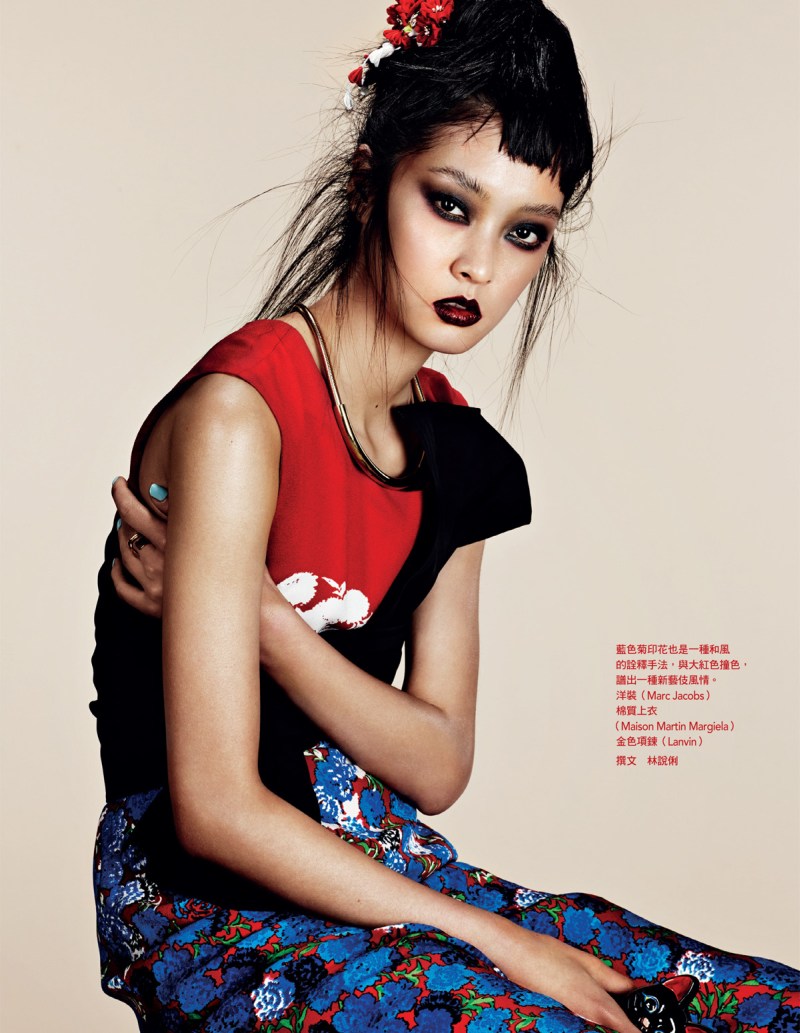 So Young Kang is Eastern Glam for Vogue Taiwan April 2013 by Naomi Yang