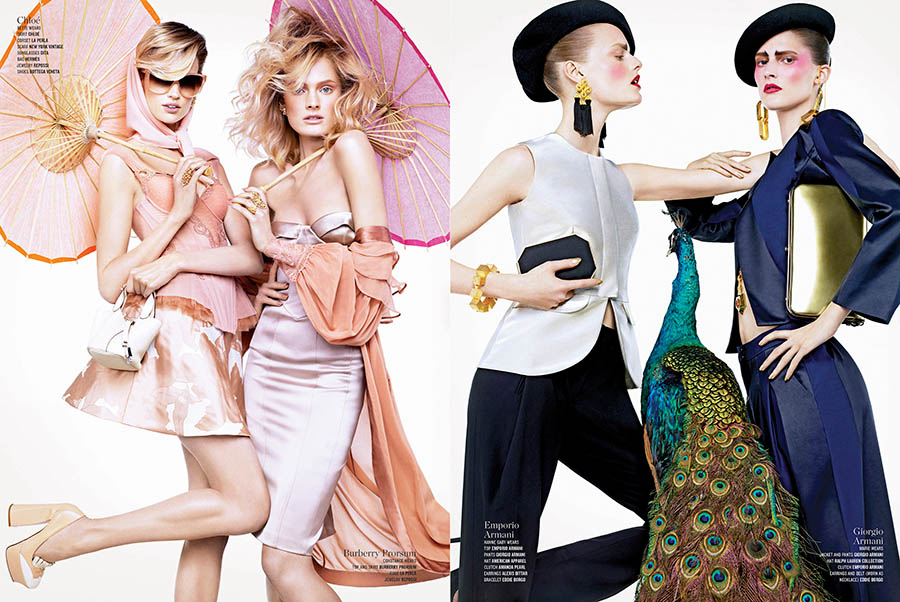 Sharif Hamza Snaps Model Duos for V Magazine’s ‘Double Vision’ Spread