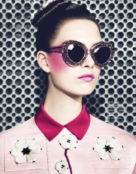 Maria Palm Gets Painted for Vogue Taiwan April 2013 by Yossi Michaeli Maria Palm Gets Painted for Vogue Taiwan April 2013 by Yossi Michaeli