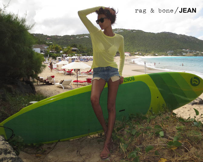 Jessica Hart and Anais Mali Take Self Portraits for Rag & Bone's D.I.Y. Project