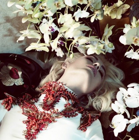 Nadja Bender Dons Ornate Looks for Vogue Japan April 2013 by Camilla Akrans Nadja Bender Dons Ornate Looks for Vogue Japan April 2013 by Camilla Akrans