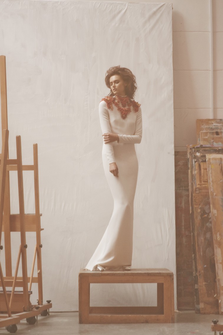 Branislav Simoncik Shoots Zuzana Gregorova in Pale Looks for Maxima Portugal