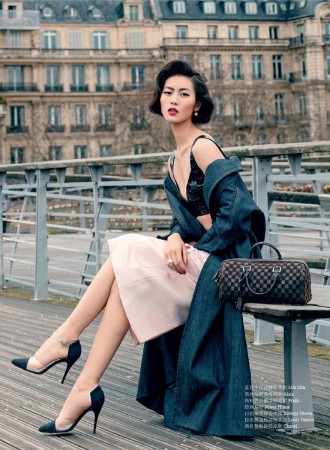Liu Wen Dubbed First Asian Supermodel in OK! China Cover Shoot Liu Wen Dubbed First Asian Supermodel in OK! China Cover Shoot