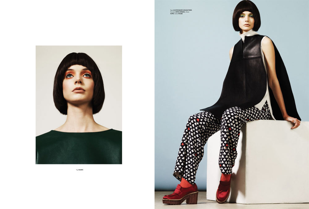 Charon Cooijmans Models Retro Style for Used Magazine Spring-Summer 2013