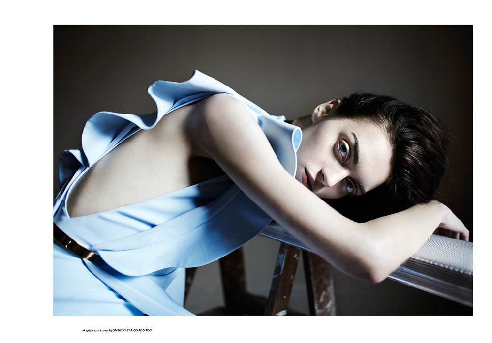 Magda Laguinge Enchants In SSAW Magazine's Spring 2013 Cover Shoot