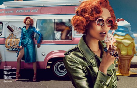 Rachel Rutt and Seon Model Sweet Fashions for Harper's Bazaar China by Shxpir Rachel Rutt and Seon Model Sweet Fashions for Harper's Bazaar China by Shxpir