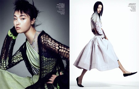 Yumi Lambert, Sung Hee and Ji Hye Park Pose for Sharif Hamza in Vogue China June 2013 Yumi Lambert, Sung Hee and Ji Hye Park Pose for Sharif Hamza in Vogue China June 2013