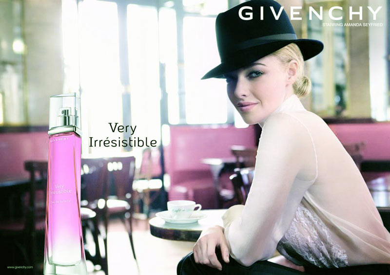 Amanda Seyfried's Givenchy "Very Irresistible" Fragrance Campaign Revealed