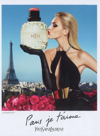 Anja Rubik Stars in YSL's "Paris je t'aime" and "Parisienne" Fragrance Campaigns