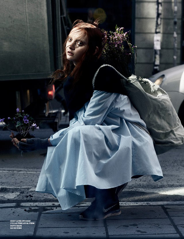 Codie Young Takes to the Streets for Scandinavia S/S/A/W 2013 by Andreas Öhlund