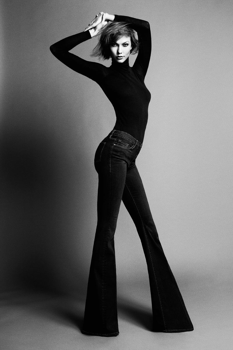Karlie Kloss Teams Up with Frame Denim for Extra Long Jeans