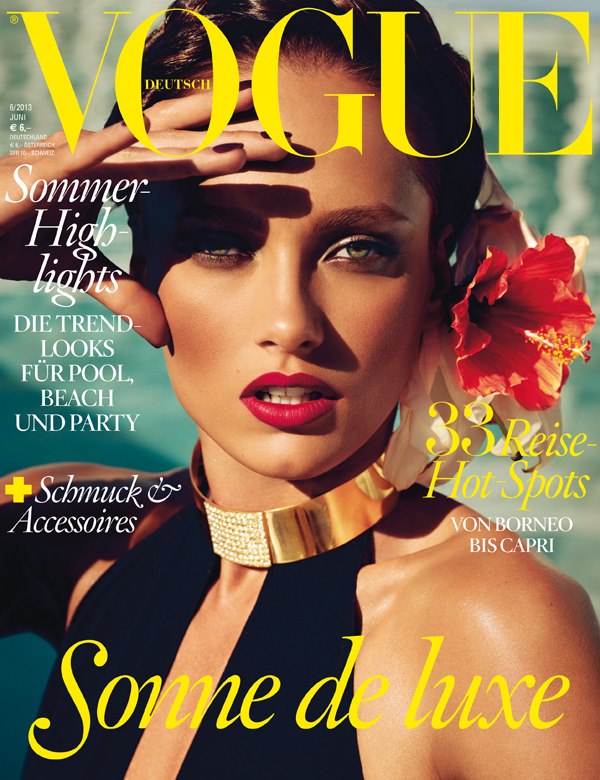 Karmen Pedaru Graces June 2013 Cover of Vogue Germany