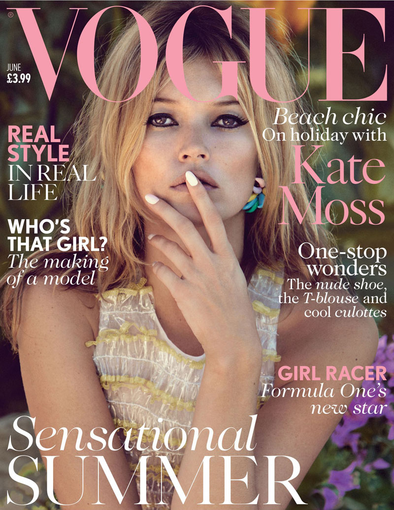 Kate Moss on Vogue UK June 2013 Cover
