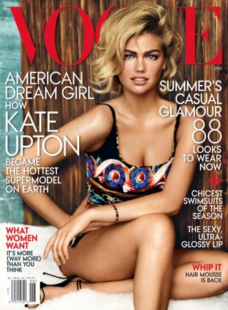 Kate Upton Cements Supermodel Status on Vogue US' June 2013 Cover Kate Upton Cements Supermodel Status on Vogue US' June 2013 Cover
