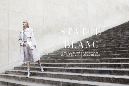 Yulia Lobova by Emily Laye in "Statue Blanc" for Fashion Gone Rogue Yulia Lobova by Emily Laye in "Statue Blanc" for Fashion Gone Rogue