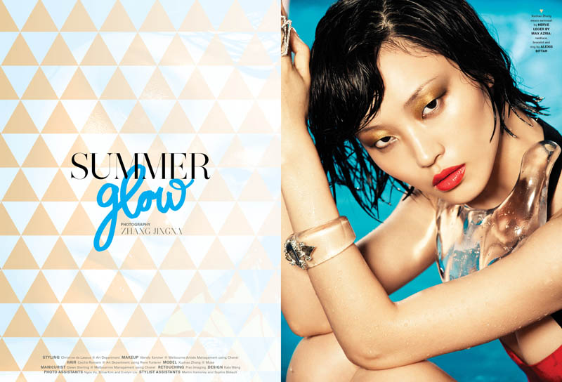 Xuchao Zhang by Zhang Jingna in "Summer Glow" for Fashion Gone Rogue