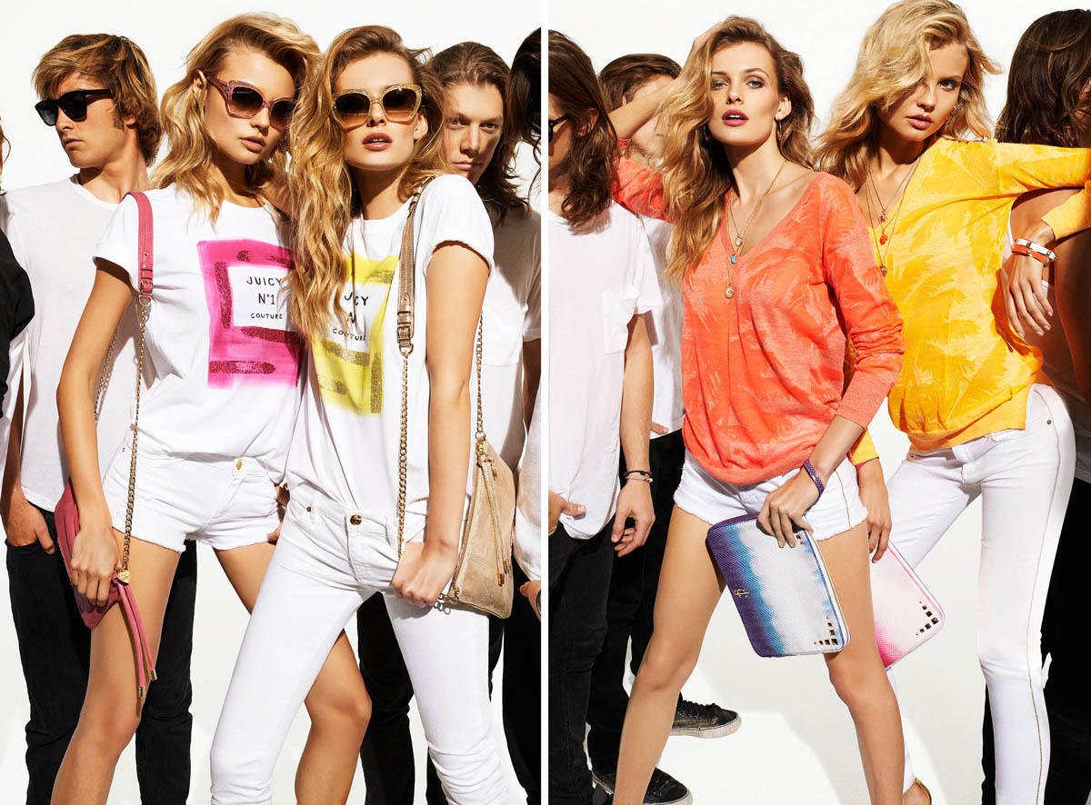 Juicy Couture Taps Edita Vilkeviciute and Magdalena Frackowiak for Summer 2013
