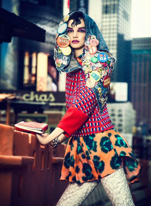 Jessica Pitti Gets Colorful for Yossi Michaeli in Elle Mexico June 2013 ...