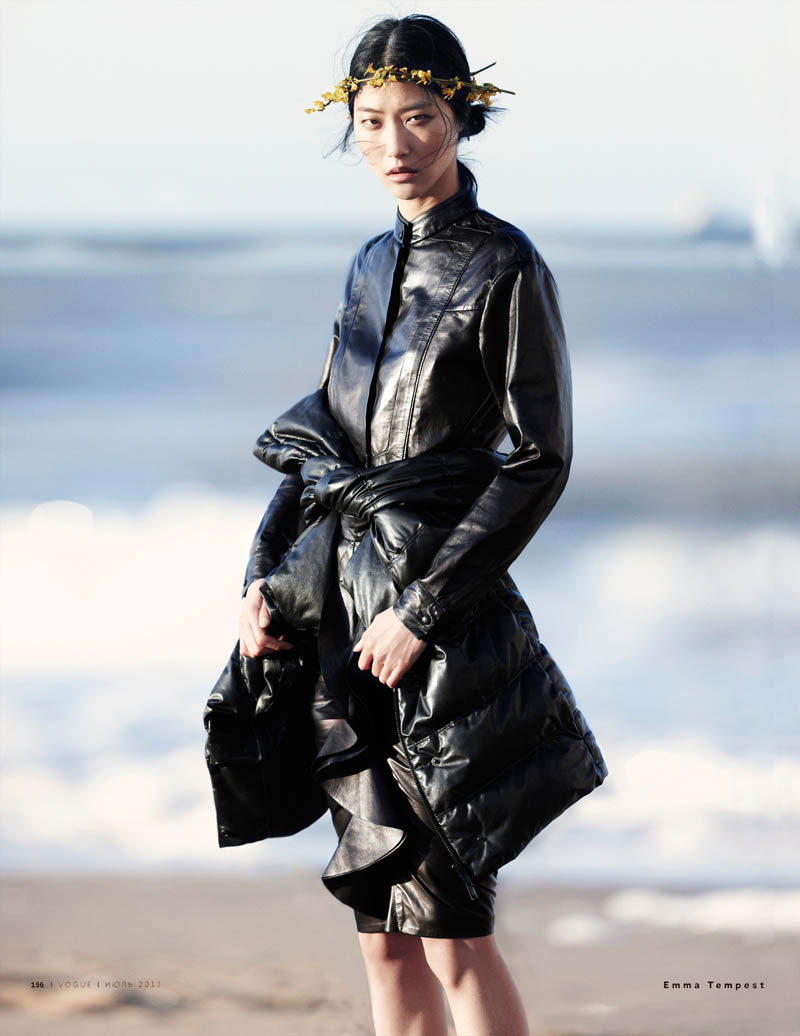 Ji Hye Park Enchants for Vogue Russia July 2013 by Emma Tempest