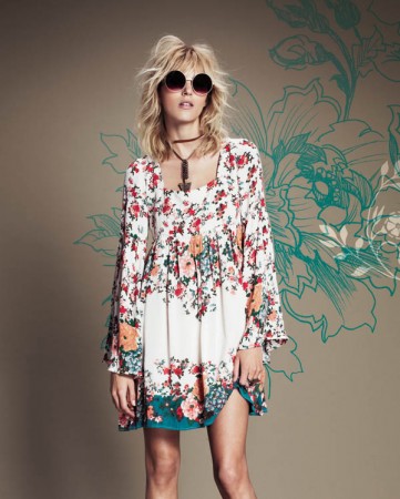 Anja Rubik Fronts Free People July Catalogue Anja Rubik Fronts Free People July Catalogue