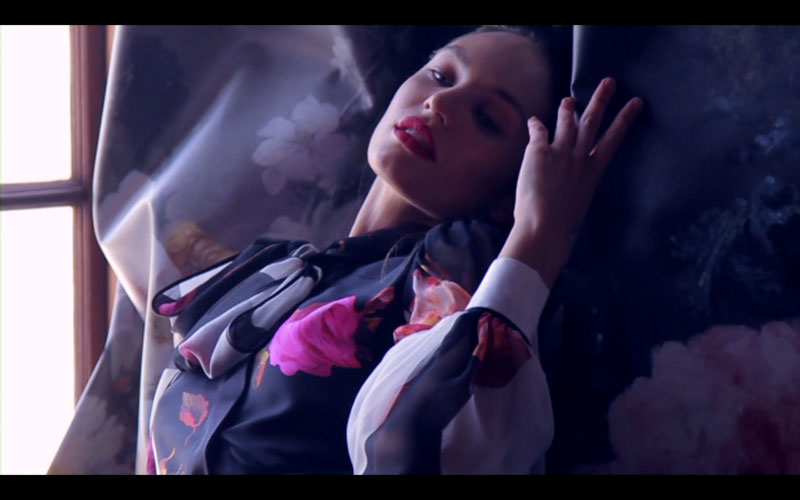 Brunette Candice Swanepoel Stars in Blumarine Fall 2013 Campaign Film