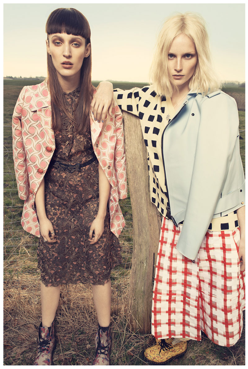 Franzi Mueller & Katrin Thormann Model the New Grunge for Gala by Alexx ...