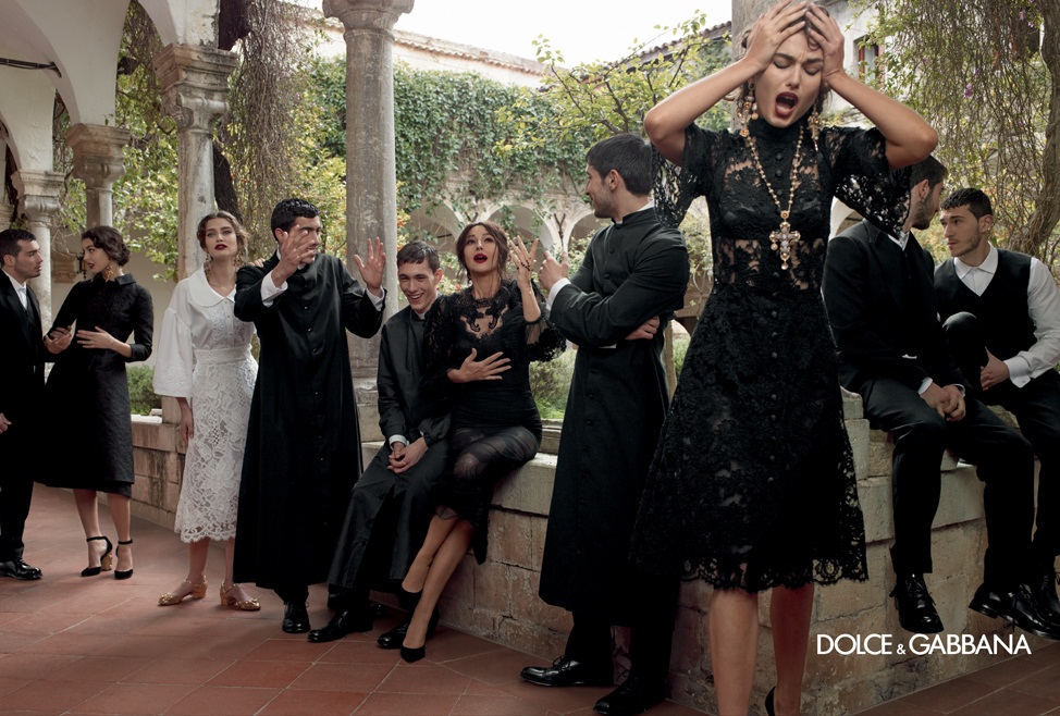 Dolce & Gabbana Serves Up Drama for Fall 2013 Campaign with Bianca, Monica, Andreea and Kate