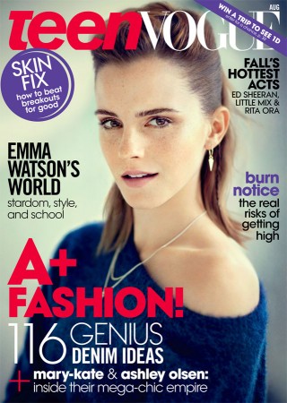 Emma Watson Covers Teen Vogue August 2013 Emma Watson Covers Teen Vogue August 2013