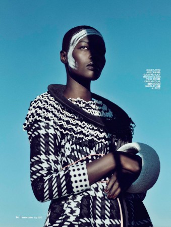 Aluad Deng Anei Sports Tartans and Plaids for Marie Claire South Africa Aluad Deng Anei Sports Tartans and Plaids for Marie Claire South Africa