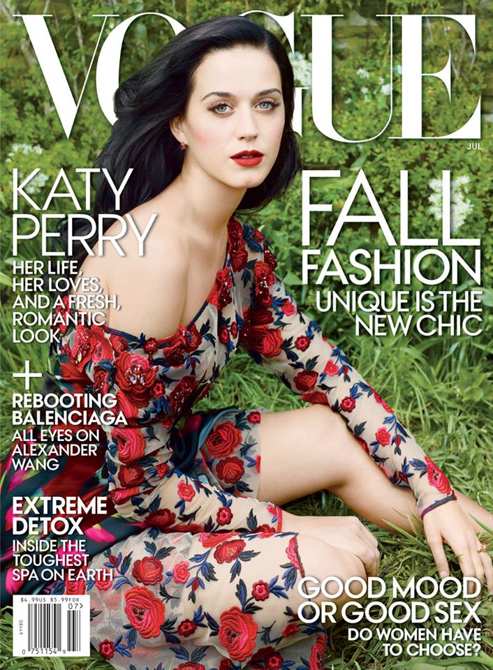 Katy Perry Lands First Vogue US Cover for July 2013 Issue
