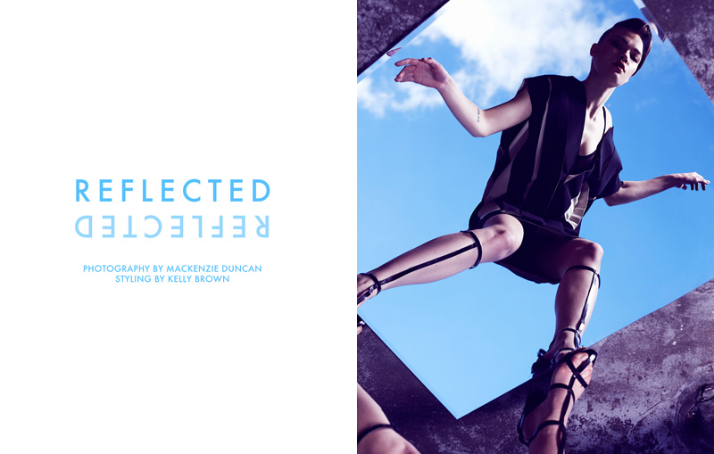 Elina Vasilyevna by Mackenzie Duncan in "Reflected" for Fashion Gone Rogue