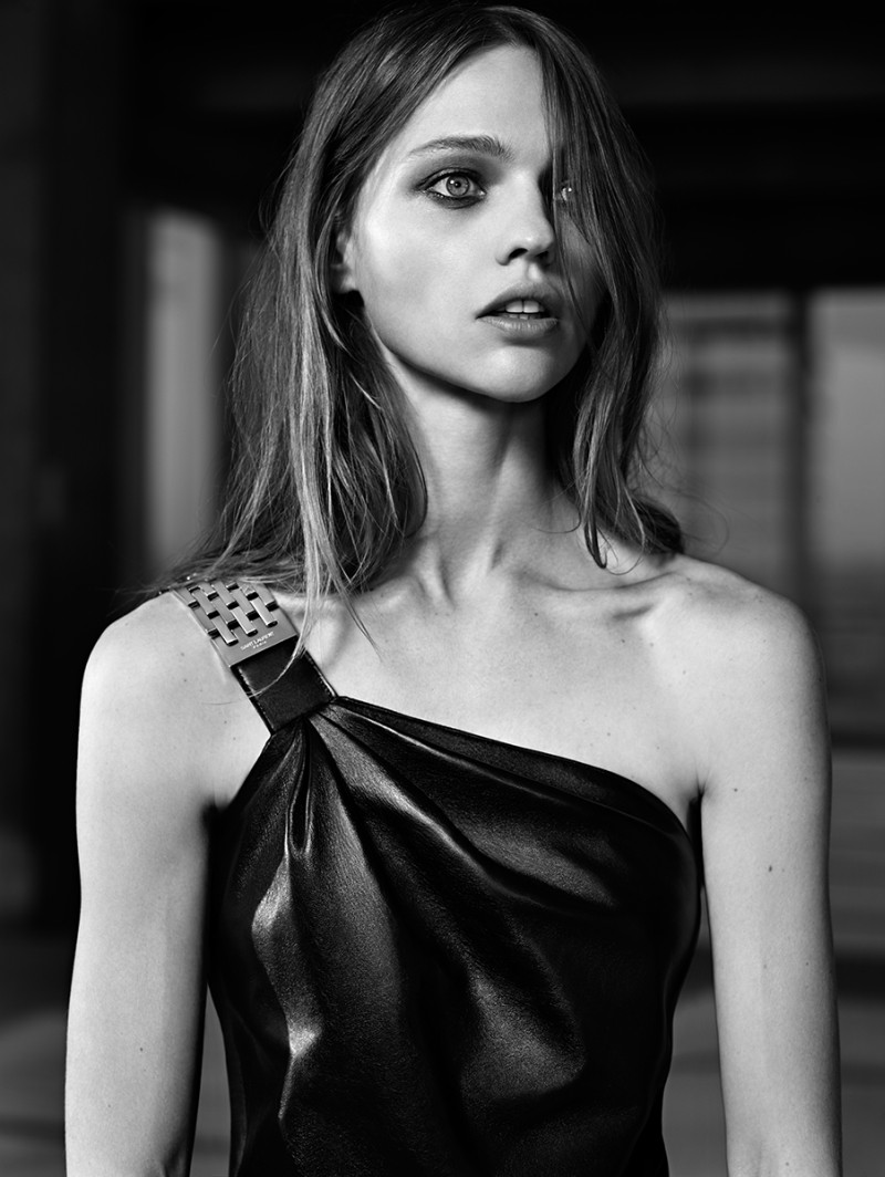 Saint Laurent Resort 2014 Collection Taps Sasha Pivovarova Saint Laurent Resort 2014 Collection Taps Sasha Pivovarova