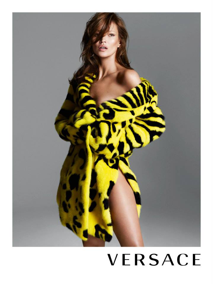 Kate Moss and Saskia de Brauw Rock Versace Fall 2013 Campaign