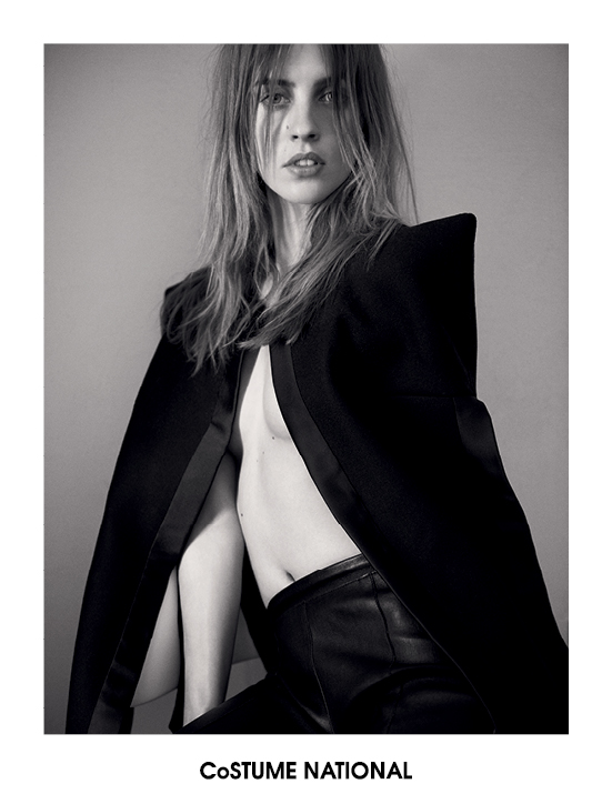 Costume National Taps Julia Frauche for Fall 2013 Ads by Glen Lunchford