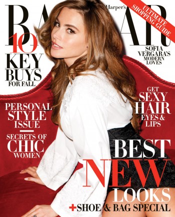Sofia Vergara Lands Harper's Bazaar US August 2013 Cover Sofia Vergara Lands Harper's Bazaar US August 2013 Cover